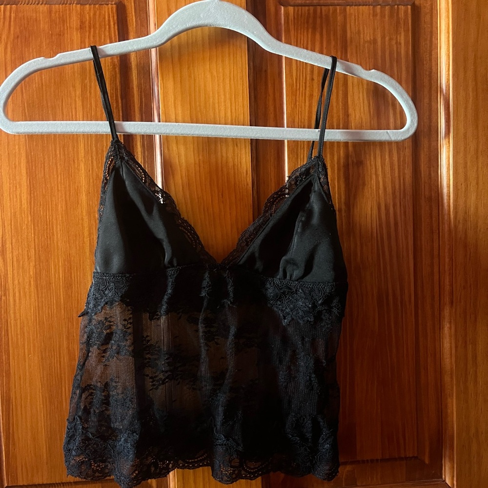 White Fox Boutique Black Lace Set